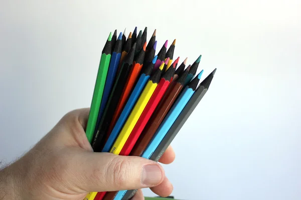 Set of colored pencils — Stock Photo, Image