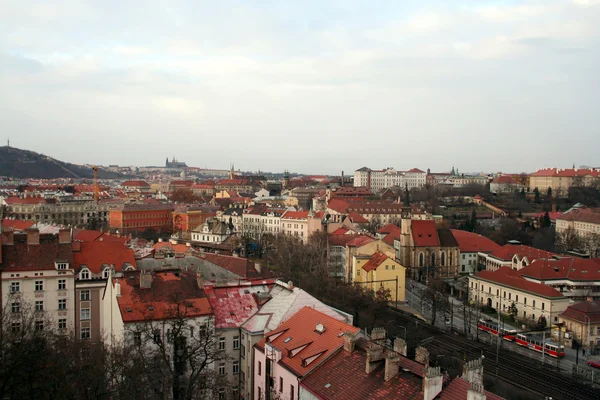 Telhados da cidade de Praga — Fotografia de Stock