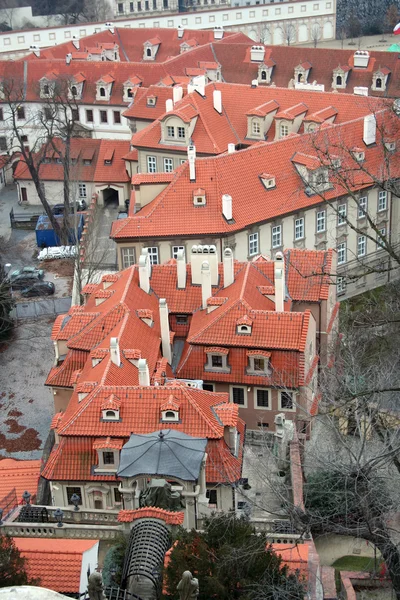 Telhados da cidade de Praga — Fotografia de Stock