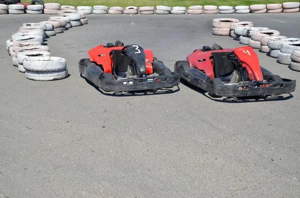 Tires on the autodrome — Stock Photo, Image