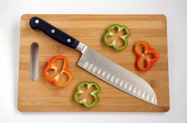 Messer bis Santoku — Stockfoto