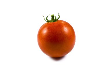 Beyaz karşı izole kırmızı taze domates