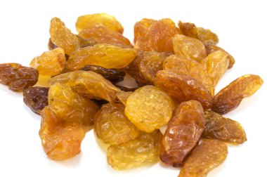 beyaz bitti izole hafif kahverengi kuru üzüm