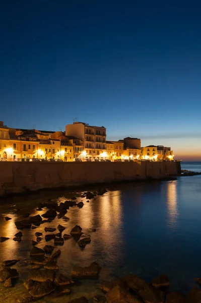 Ortigia at dusk — Stock Photo, Image