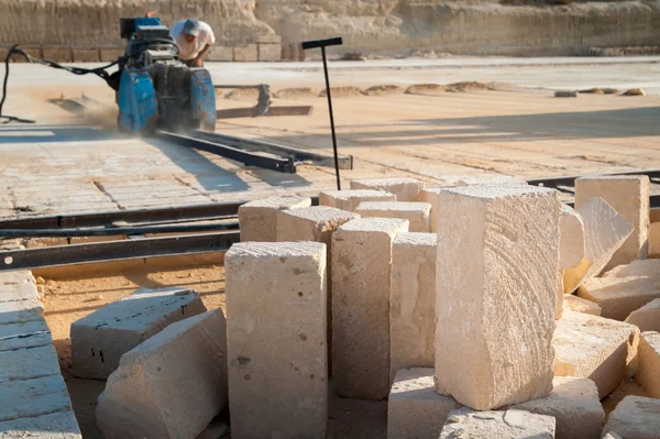 Tufa stone quarry — Stock Photo, Image