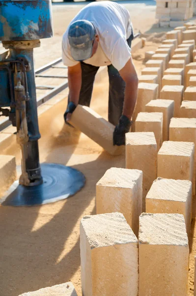 Tufa stone quarry — Stock Photo, Image