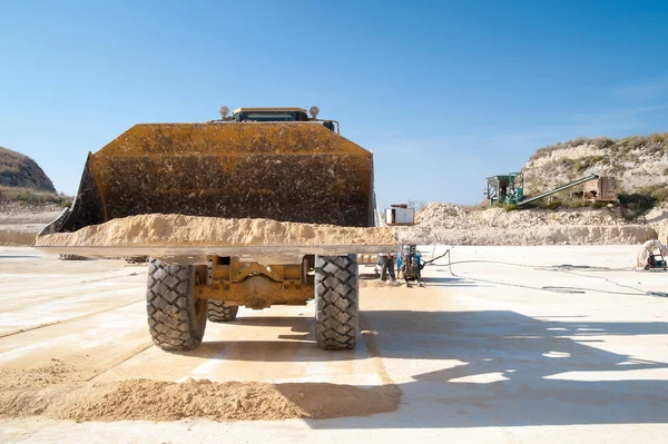 Tufa stone quarry — Stock Photo, Image