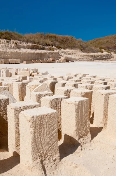 Cava di tufo bianco — Foto Stock