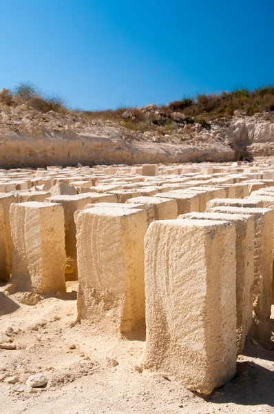 Cava di tufo bianco — Foto Stock