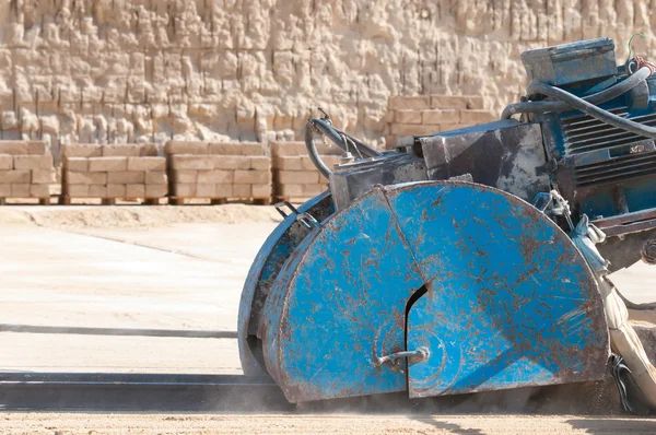 Tufa stone quarry — Stock Photo, Image