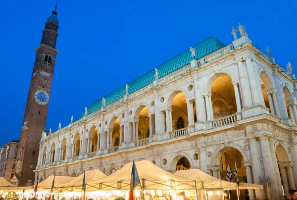 De beroemde bezienswaardigheden van Vicenza — Stockfoto