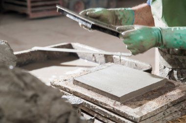 Kırmızı tuğla esnaf