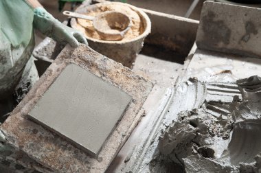 Kırmızı tuğla esnaf