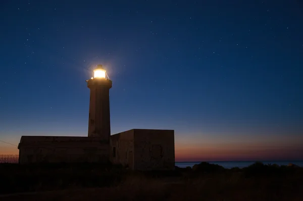 Faro al atardecer — Foto de Stock