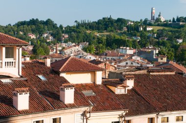 Rooftops in Vicenza clipart