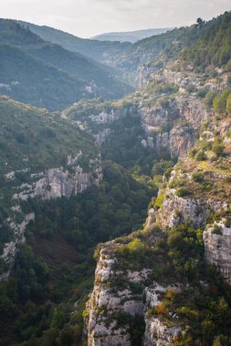Pantalica's canyons clipart