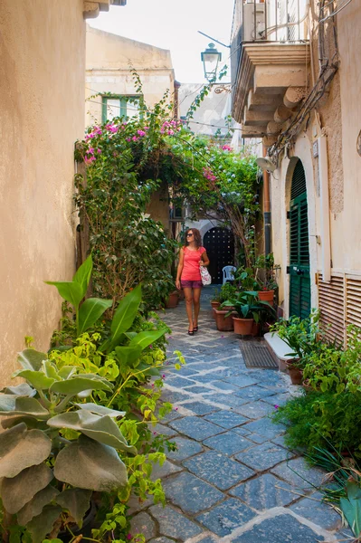 Passeggiando per Siracusa — Foto Stock