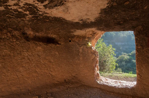 Necropoli rocciosa — Foto Stock