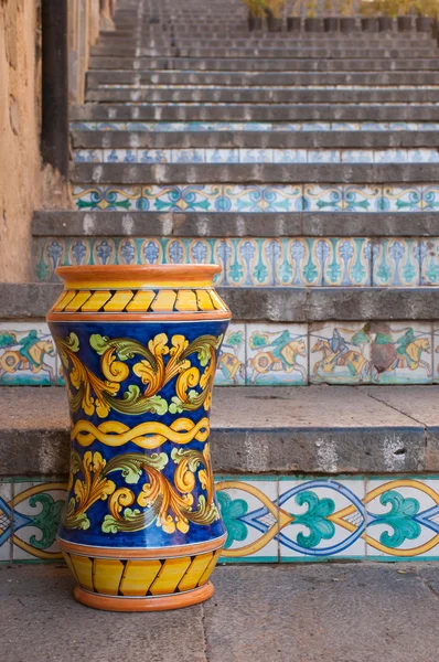 Arte della ceramica in Sicilia — Foto Stock