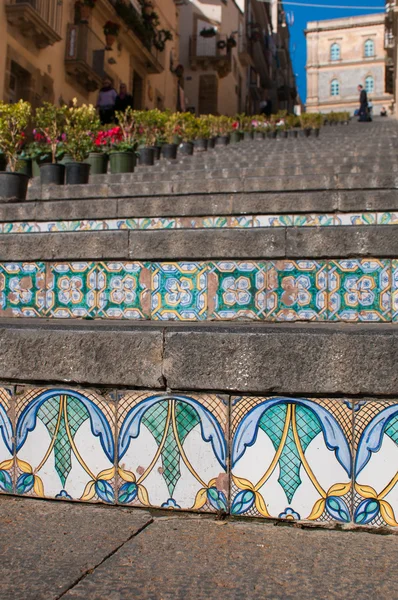 Caltagirone staircase — Stock Photo, Image