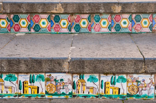 Escalera de caltagirona — Foto de Stock