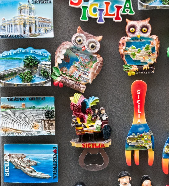 Souvenirs from Sicily — Stock Photo, Image