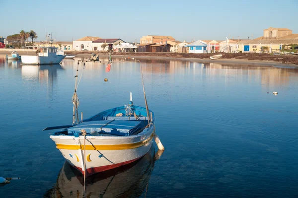 Aldeia piscatória mediterrânica — Fotografia de Stock