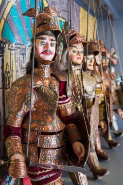 Sicilian puppets clipart