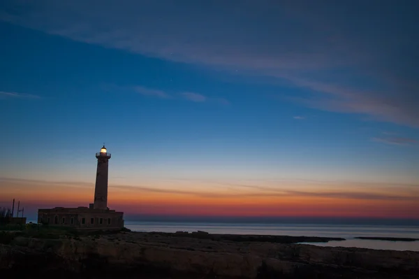 Farol ao amanhecer — Fotografia de Stock