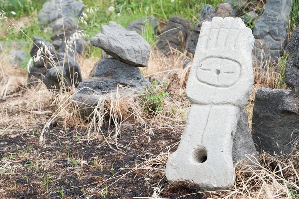 Lava stone sculptures — Stock Photo, Image