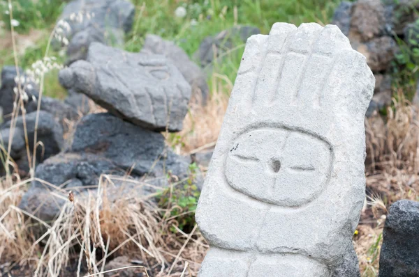 Esculturas de pedra de lava — Fotografia de Stock