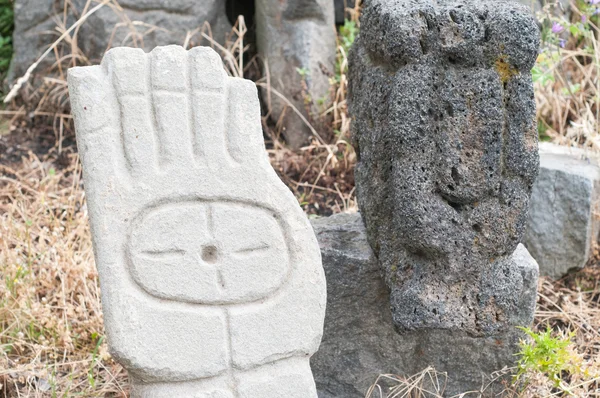 Lava stone sculptures — Stock Photo, Image