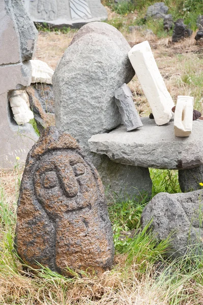 Lava stone sculptures — Stock Photo, Image