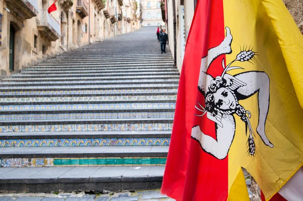 Caltagirone punti di riferimento — Foto Stock