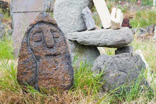 Lava stone sculptures — Stock Photo, Image