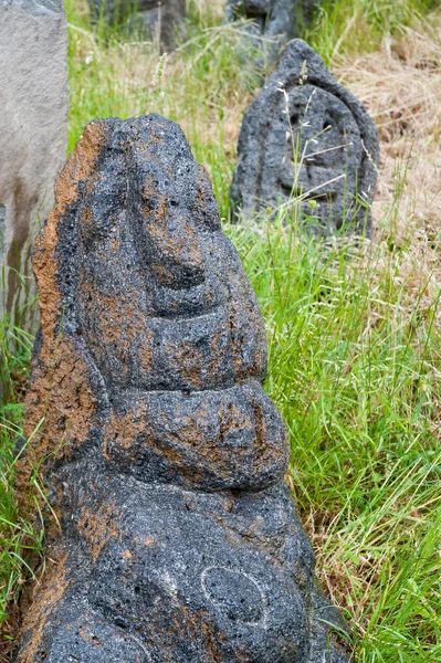 Lava stone sculptures — Stock Photo, Image