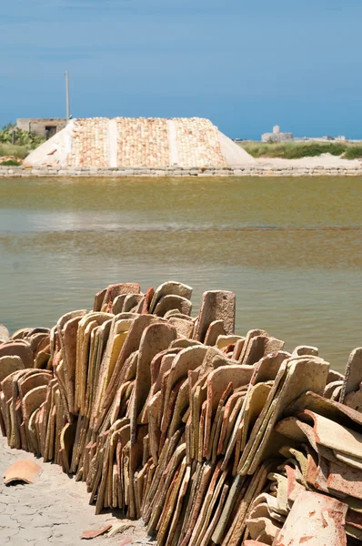 Saline di Trapani — Foto Stock