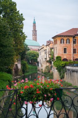 Vicenza historical bridges clipart