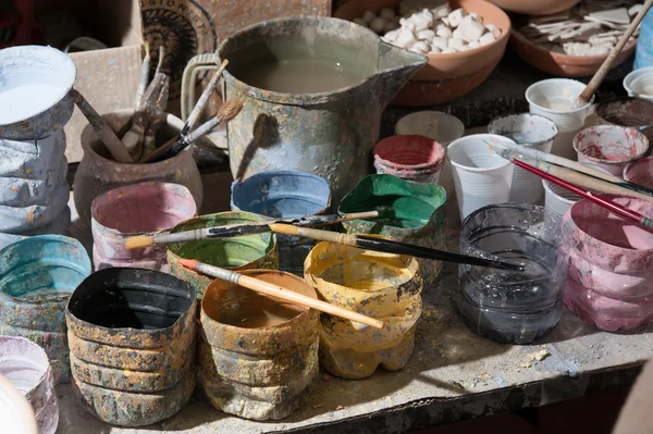 陶器装饰工具 — 图库照片