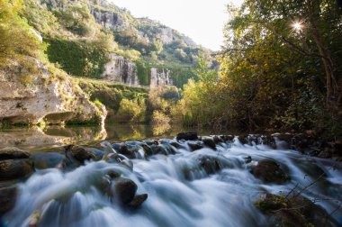 Pantalica Nekropolü nehir