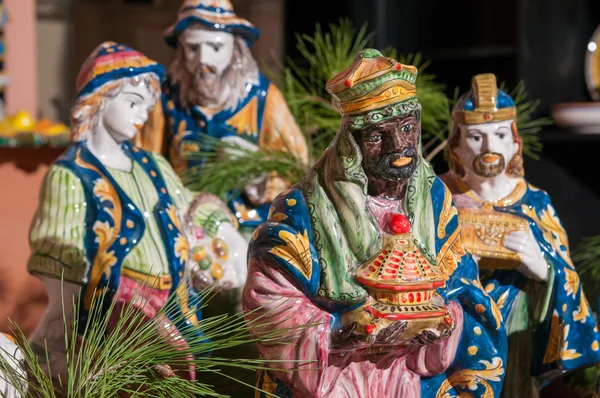 Presepe in ceramica — Foto Stock