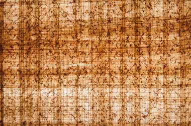 Arkadan aydınlatmalı papirüs sayfası