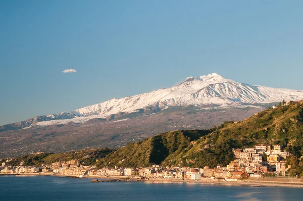 Costa de Giardini Naxos — Fotografia de Stock