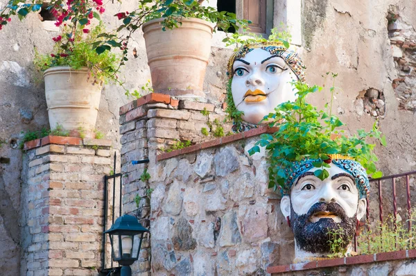 Taormina 특성 모서리 — 스톡 사진