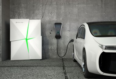 Elektrikli araç şarj istasyonu ev hedef için