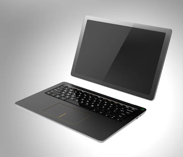 Detachable PC in tablet and keyboard mode — Stock Photo, Image