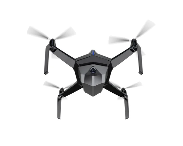 Drone autônomo não tripulado com câmera de vigilância . — Fotografia de Stock
