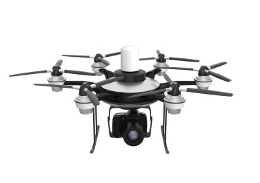 Drone Dslr ile hava fotoğrafçılığı için monte.