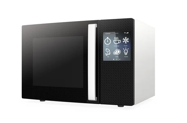 Microwave oven with touch screen. — Stock Photo, Image
