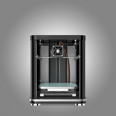 Önden Görünümü 3d printerlere harcama maddeler. Kırpma yolu kullanılabilir.